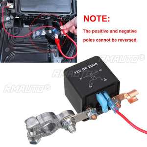 Interruptor de Batería de 12V 200A para Auto, Interruptor de Control Remoto Inalámbrico, Relé de Desconexión de Batería de Coche, Interruptor Aislador - Product Image 4
