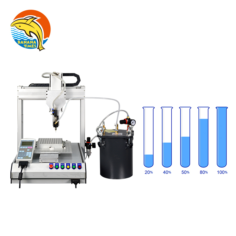 CA best quality F1 Bananatimes glass cartridge small filling machine custom tray 15*15 glass bottle oil filling machine