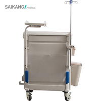 SK-ET750 SAIKANG ABS Médicament D'hôpital Chariot avec Tiroirs Médicaments Chariot D'urgence Fabricants