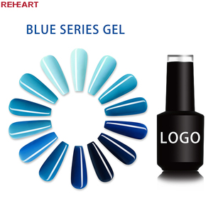 Marque Logo Russe Gel Polish Collection Curated 15ml Nuances Personnalisable <span class=keywords><strong>Bleu</strong></span> Vernis À Ongles Coréen Coffret Cadeau Beauté Longue Durée - Product Image 1