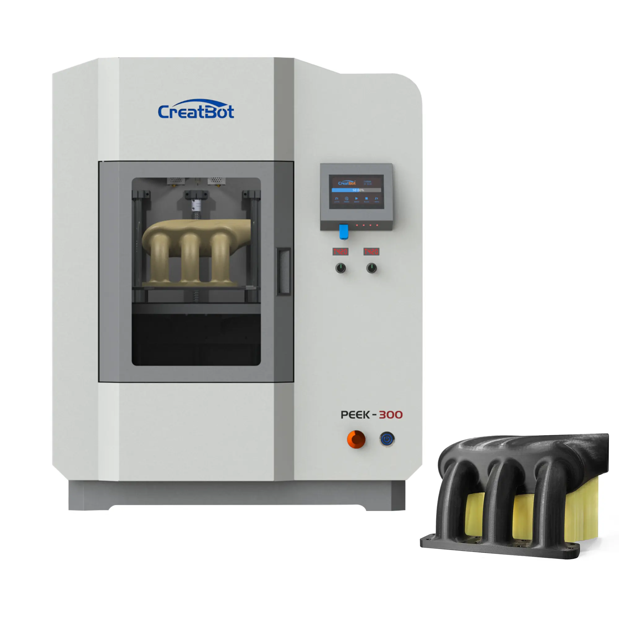 CreatBot PEEK-300 SLS Big industrial 3d Metal Printer For melitary and medical 3d printer peek