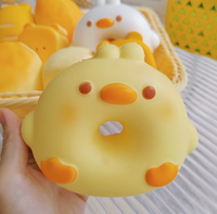 Jouet Squishy en forme de pain grillé à récupération lente, en mousse PU souple, anti-stress, sensoriel, à presser, cadeau pour adultes et enfants, logo personnalisé