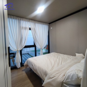 Maison conteneur préfabriquée extensible prête à l'emploi de 40 pieds ou 20 pieds, villa préfabriquée avec 2, 3 ou 4 chambres, maison mobile portable et compacte - Product Image 5
