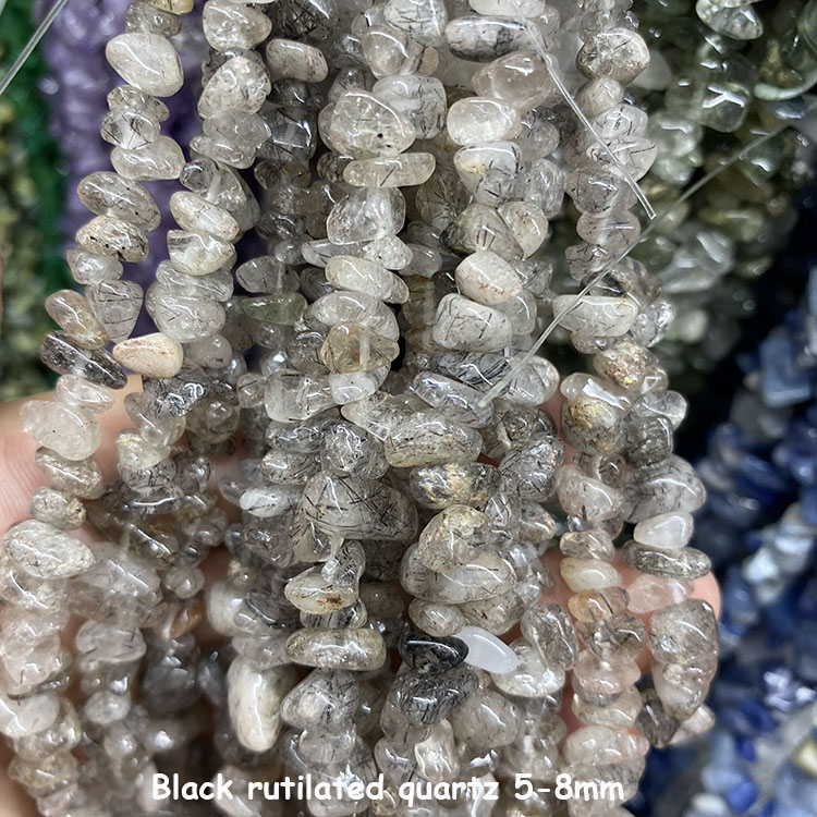 Quartz rutile noir