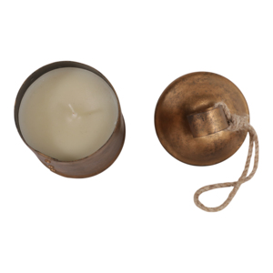 Candela Decorativa a Forma di Campana, Profumo di Cannella, Grande Formato per Uso Interno ed Esterno - Product Image 6