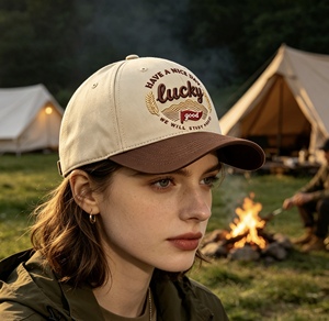 Custom Embroidered Beige and Brown Baseball <b>Cap</b> for Men and <b>Women</b> Adjustable Casual Sports <b>Cap</b> Adjustable <b>Cap</b> Protection <b>Cap</b> - Product Image 5