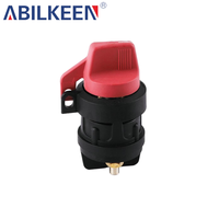 Interrupteur d'isolement de batterie 12V 24V avec bouton rotatif, coupe-circuit principal pour camions, poids lourds et engins de construction