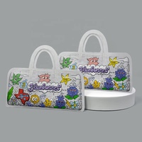 Pochette en Mylar découpée sur mesure OEM ODM, refermable, anti-odeur, pour snacks, bonbons gélifiés, suppléments