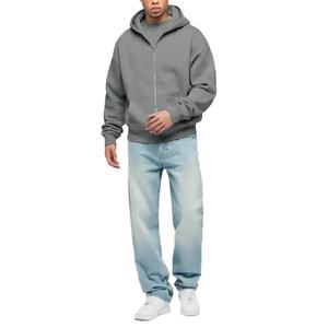 Custom <b>Winter</b> Hoodies Men Oversized Hip Hop High Quality Fleece Men Hoodies Zipper <b>Jacket</b> Acid Wash Hoodie for Men - Product Image 6