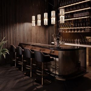 2024 <span class=keywords><strong>Futur</strong></span> Meubles Moderne Maison Meubles En Bois Extensible Bar Salon Vin De Luxe Armoire De Cuisine CE En Acier Inoxydable B1 - Product Image 3