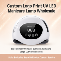 Secador de Uñas Personalizado ODM de 180W con 60 Cuentas UVLED, Fuente de Luz Dual, 4 Tiempos, Base Desmontable de Gran Espacio para Vendedores de Comercio Electrónico