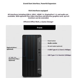 Computadora de Escritorio Original de Marca Comercial <span class=keywords><strong>Intel</strong></span> <span class=keywords><strong>Core</strong></span> I3/i5/i7 de 13.ª Generación, 16 GB de RAM, 512 GB de SSD, RX550-4G, HP Elite Tower 600 G9 - Product Image 5