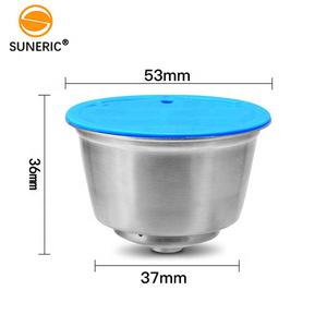 Cápsula de café reutilizable de acero inoxidable recargable <span class=keywords><strong>Dolce</strong></span> <span class=keywords><strong>Gusto</strong></span> Compatible K Cup Cápsula de metal Cápsula de máquina de café - Product Image 3