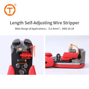 Pinzas Pelacables multifunción universales, pelacables de aleación automática, alicates pelacables, herramienta de corte de crimpado - Product Image 2