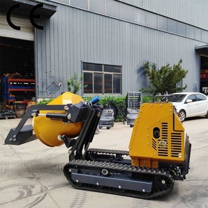 Mini Diesel Engine Self-Loading Concrete Mixer Truck With Mobile <b>Track</b> Crawler Pump Core Gearbox Components on Sale - Product Image 6