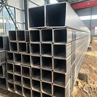 Tube carré ERW galvanisé à bas prix, robuste, conforme ASTM A53/A500, pour usage industriel et architectural, tuyau de forage, soudage et pliage