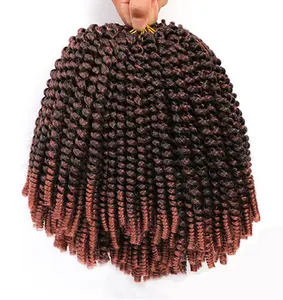 Big Discount Promotion Synthetische Afro Kinky Haar Zauberstab Curl Crochet Braid Marley Haar Häkeln Zöpfe für Frauen