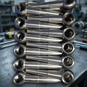 Boulon à œil à tige longue en acier au carbone avec surface galvanisée pour équipement de levage, quincaillerie de montage et assemblage structurel - Product Image 1