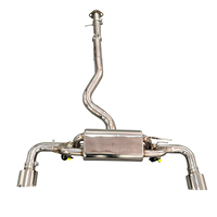 Système d'échappement Catback à soupapes en acier inoxydable 304/alliage de titane OEM ODM, silencieux à fixation directe pour GR Yaris 1.6T 2020