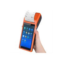Terminal Inteligente Portátil de 5.45 Pulgadas, Máquina POS Android 4G, NFC, Caja Registradora Portátil, Sistema de Punto de Venta, Impresora Wi-Fi, USB