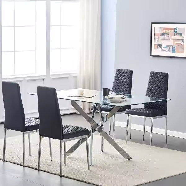 Nordic-Möbel Innenausstattung modernes Wohnzimmer Esszimmer Tisch und Stuhl-Set