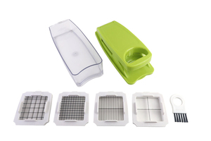 Outil multifonctionnel en plastique pour fruits, accessoires de cuisine et de maison, trancheuse, hachoir à légumes et à oignons, vente en gros - Product Image 4