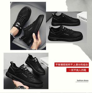 Sneakers Sportive Casual da Uomo con Tomaia in Pelle e Rete, Allacciate, <span class=keywords><strong>Scarpe</strong></span> da Corsa e da Passeggio - Product Image 6