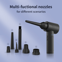 Souffleur d'air comprimé CE Rohs FCC PSE Mini dépoussiéreur électronique avec batterie 6000mAh Moteur 50 000 tr/min pour clavier d'ordinateur