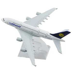 विभिन्न आकारों की लघु राल या Diecast A340 जर्मनी एयरलाइंस विमान मॉडल विमान के लिए संग्रह उपहार