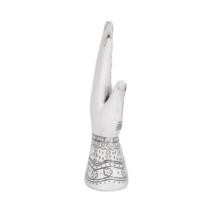 Statuetta in resina a forma di mano con simboli artistici, decorazione per casa, ufficio, bagno, soggiorno, espositore da scaffale - Product Image 3