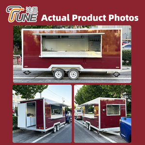 Vente spéciale : Remorque <span class=keywords><strong>alimentaire</strong></span> mobile entièrement équipée, chariot de nourriture de rue pour café et barbecue à prix réduit - Product Image 5