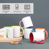 Cadeaux personnalisés, tasse à café en céramique blanche de 11 oz, résistante au lave-vaisselle, personnalisable, tasse à café avec photo personnalisée, avec poignée