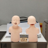 Modelo de Entrenamiento de Primeros Auxilios para Asfixia Infantil, Simulador de Obstrucción de las Vías Respiratorias por Cuerpo Extraño en Bebés, para Entrenamiento de Habilidades de Emergencia en Facultades de Medicina