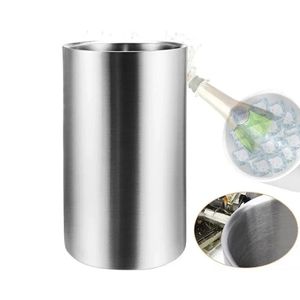 Hielera de Acero Inoxidable, Enfriador de Botellas de Doble Pared para Cerveza de Barril, Champán y Vino, Capacidad de 1.6L - Product Image 2