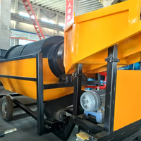 Fabricant chinois de tamis mobiles pour l'or, machine de lavage d'or alluvial pour le traitement de l'or de sable
