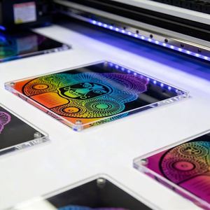 UV Printable Acrylic Panel with High Ink Adhesion Smooth <b>Plastic</b> <b>Sheet</b> for Custom Graphic Printing and Advertising Signs - Product Image 2