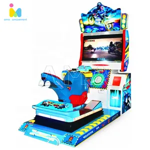 Ama Muntbediende Straat Motorfiets Amusement Arcade Auto Racegames Machine Snelheid Drift