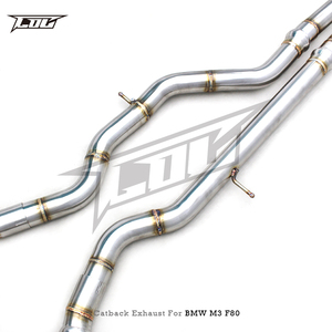 Tubos de escape Catback con sistema de válvulas para BMW M3/M4 F80/F82 3.0T 2014-2019 Boska Racing, silenciador de tubo de escape de acero inoxidable. - Product Image 4