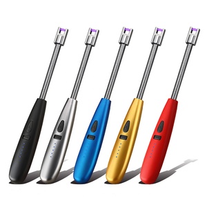 Bán Sỉ Bật Lửa Nến Điện Tùy Chỉnh Đa Năng Bật Lửa Hình Cung <span class=keywords><strong>Usb</strong></span> Cho Nến Bbq Bật Lửa Nến Đen - Product Image 1