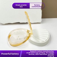 Nouvelle Boîte Vide Compacte Transparente Style Coque 5G pour Poudre de Fard à Joues Cosmétique, Éclaircissant Monocouleur, Contour et Fard à Paupières