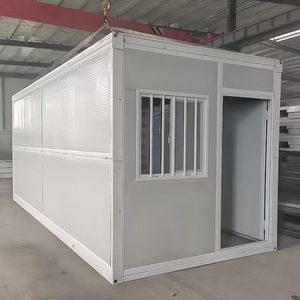 Portable 20ft/40ft Flat Pack Folding Container House Thermal Insulation Wind Resistance Outdoor Use Park Shop Villa Home Office - Product Image 1
