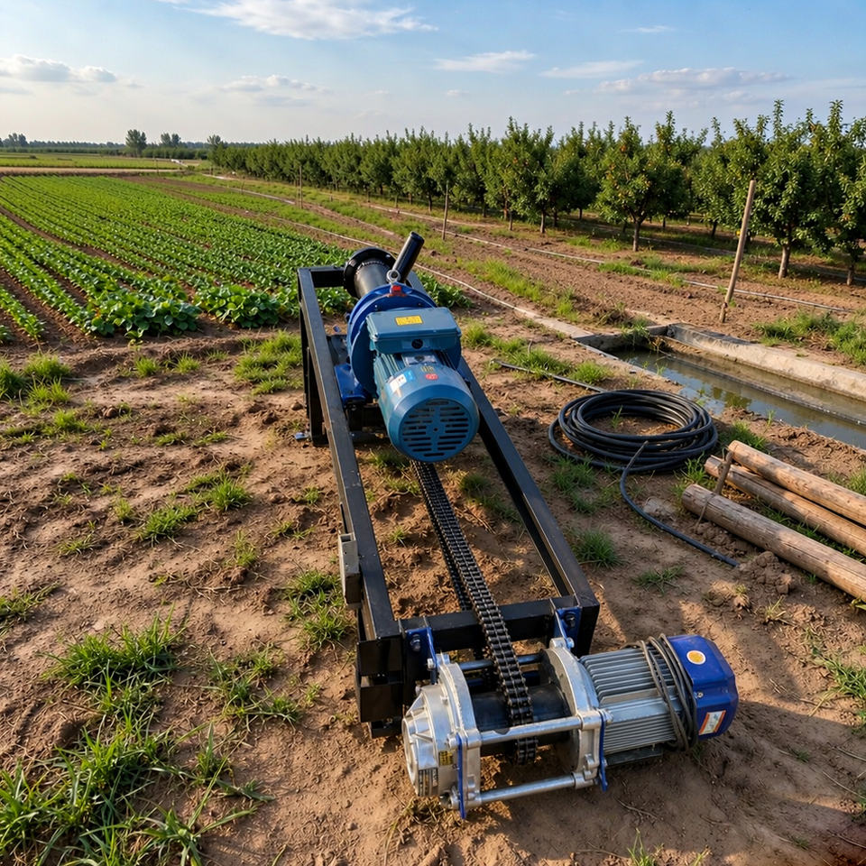 Electrical Cable Conduit HDD Drilling Machine 4 Ton Pullback Force ...