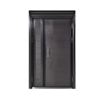Puertas de Entrada Pivotantes de Acero Inoxidable para Exteriores, Estilo Moderno Americano de Lujo, Color Negro, 2026