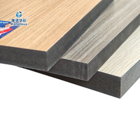 Vente directe usine : Panneau de meuble de cuisine en MDF mélaminé, grain de bois, placage bois, brillant, 1220x2440mm, 12mm, 16mm, 18mm, panneau de fibres.