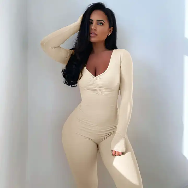 fall sexy bodycon jumpsuit women rompers
