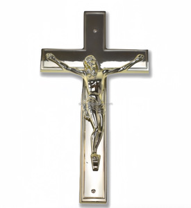 Prezzi di Fabbrica Forniture Funerarie Accessori Ferramenta per Cofani Stile Europeo Croce in Plastica per Cassa da Morto JingYue Tong PJ-04 14cm - Product Image 5