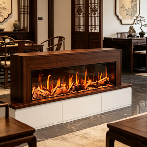 Cheminée électrique commerciale Napoleon avec insert LCD, effet de flamme LCD, 750W, réglable, classe énergétique A, télécommande/application - Product Image 3