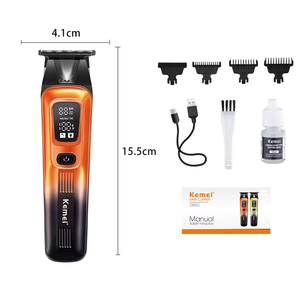 <span class=keywords><strong>Tondeuse</strong></span> à cheveux pour hommes Kemei Km-037, 1200 mAh, 6500 tr/min, 2 vitesses réglables, recharge USB, machine à couper les cheveux, appareil de rasage, vente en gros - Product Image 2