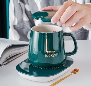 <span class=keywords><strong>Taza</strong></span> térmica inteligente de cerámica con logotipo personalizado, <span class=keywords><strong>taza</strong></span> térmica USB con calefacción a 55 grados, <span class=keywords><strong>taza</strong></span> con calentador de tazas - Product Image 3