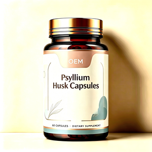Cápsulas de Cáscara de Psyllium Directas de Fábrica, Limpian el Sistema Digestivo, Salud Intestinal, Fibra Soluble Natural - Product Image 1